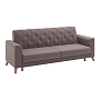 Амарант А / диван - кровать велюр parma 14 коричневый